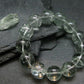 Prasiolite Green Amethyst Genuine Bracelet ~ 7 Inches ~ 17mm Round Beads
