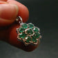 Emerald Silver Pendant W/Chain From Colombia - 3.86 Grams Total