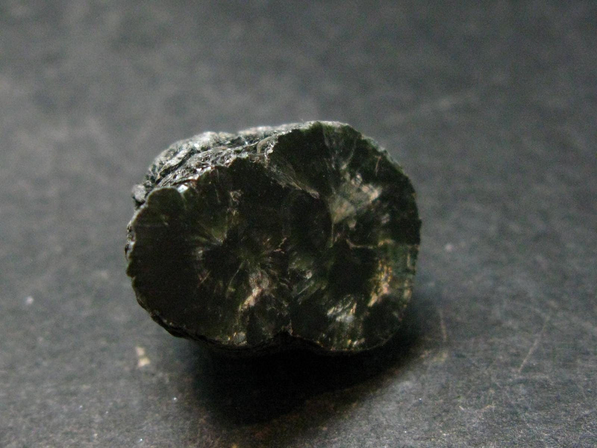 Nice Polished Seraphinite Clinochlore Stalactite From Russia - 0.9" - 6.52 Grams