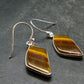 Tiger Eye Earrings - 3.91 Grams
