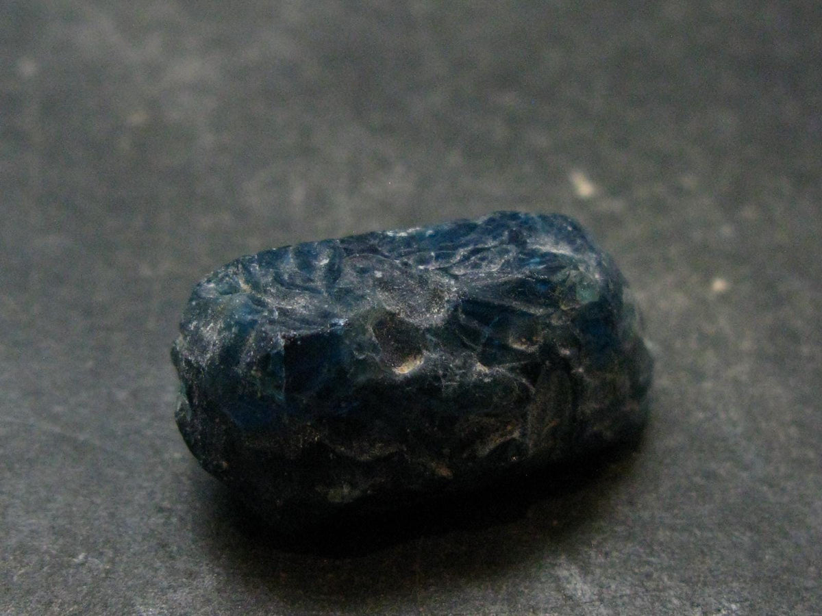 Large Neon Blue Apatite Crystal From Brazil - 1.0" - 7.44 Grams