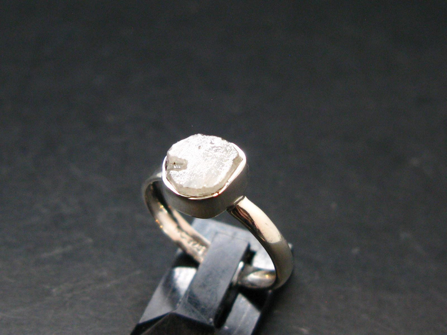 Phenakite Phenacite Sterling Silver Size 8 Ring from Russia - 2.0 Grams