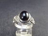 Black Onyx Sterling Silver Ring - Size 7.5 - 3.07 Grams