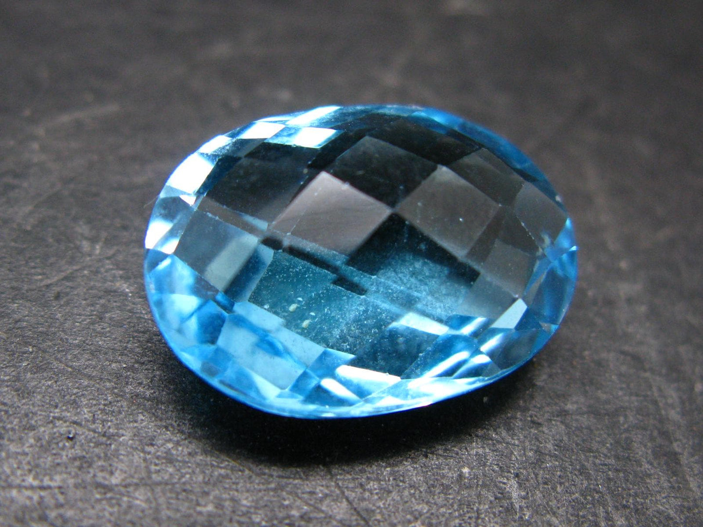 Gem Blue Topaz Cut Stone From Brazil - 15.04 Carats