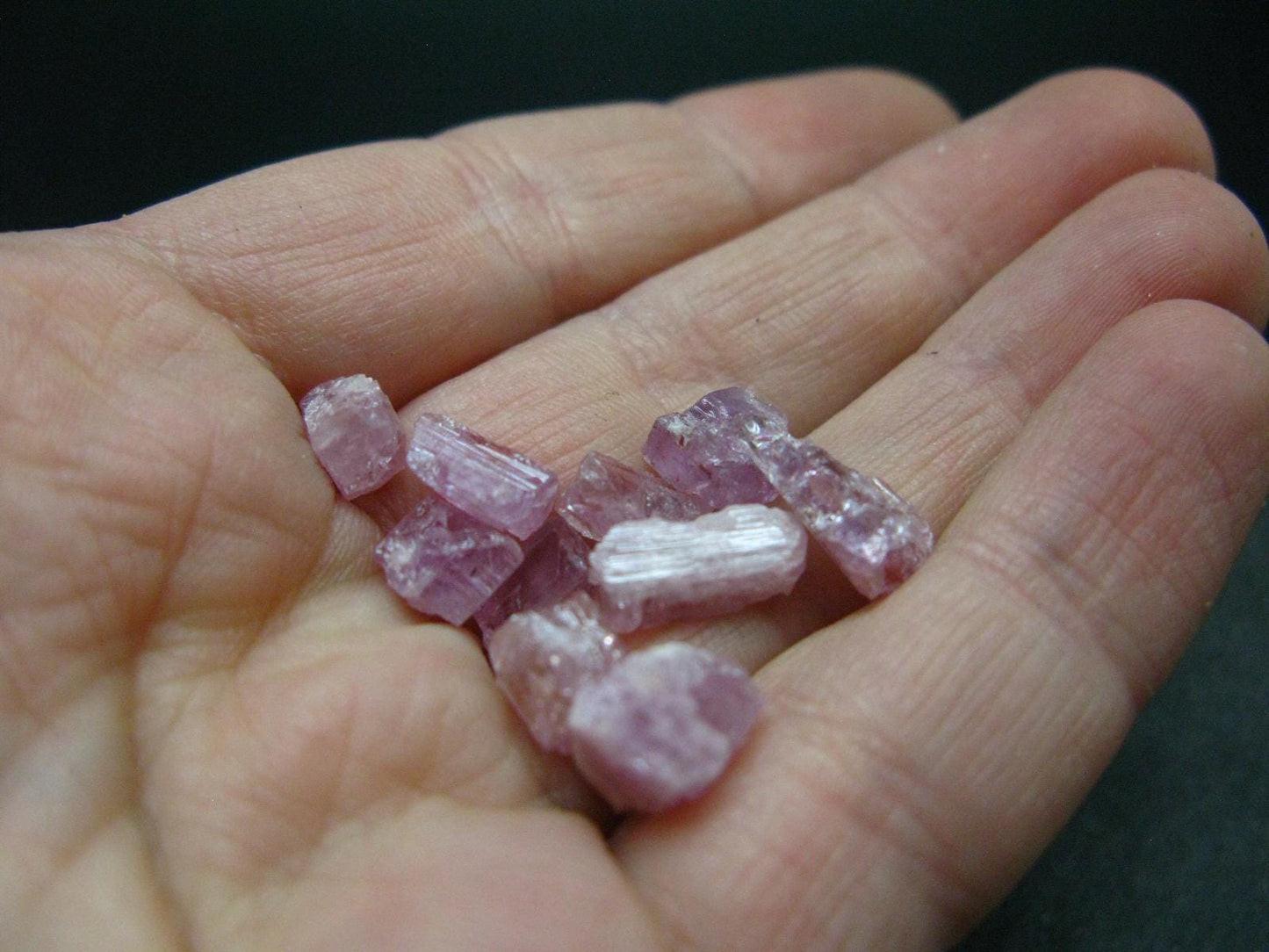 Lot of 10 Pink Imperial Topaz Crystals from Brazil - 20.80 Carats