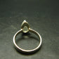Libyan Desert Glass Tektite Sterling Silver Ring from Libya - Size 7 - 3.0 Grams