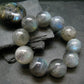Labradorite Genuine Bracelet ~ 7 Inches ~ 20mm Round Beads