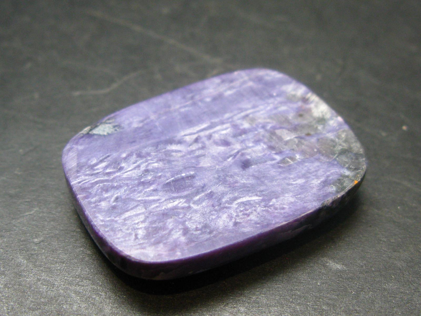 Rare High-Quality Charoite Cabochon From Russia - 1.6"
