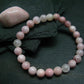 Pink Petalite Genuine Bracelet ~ 7 Inches ~ 8mm Round Beads
