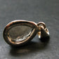 Smoky Quartz Crystal Facetted Silver Pendant From China - 1.0" - 3.18 Grams
