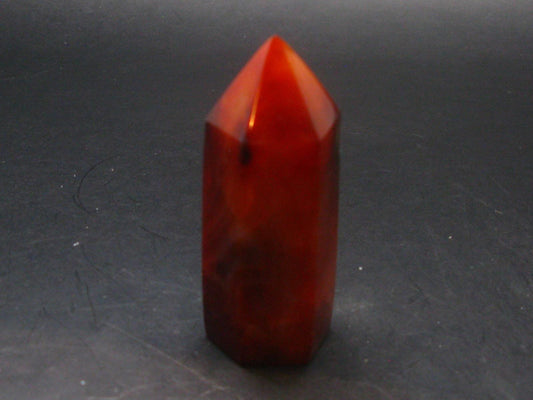 Carnelian Agate Obelisk From Madagascar - 2.9"