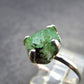Tsavorite Gem Green Garnet Sterling Silver Ring from Tanzania - 2.61 Grams - Size 8.5