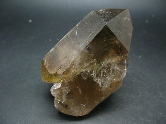 Large Rutilated Smoky Quartz Crystal from Brazil - 3.3" - 205 Grams