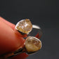 Rare Agni Gold Danburite Silver Ring From Tanzania - 2.41 Grams - size 9