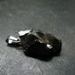 Unpolished Elite Shungite Silver Pendant from Russia - 1.1" - 1.94 Grams