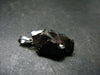 Unpolished Elite Shungite Silver Pendant from Russia - 1.1" - 1.94 Grams