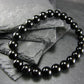 Tibetan Tektite Genuine Bracelet ~ 7 Inches ~ 8mm Round Beads