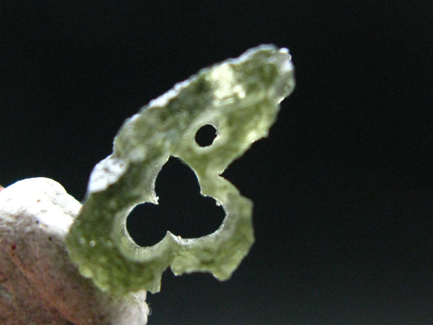 Moldavite Tektite Raw Piece from Czech Republic - 0.6" - 3.2 Carats - 0.64 Grams