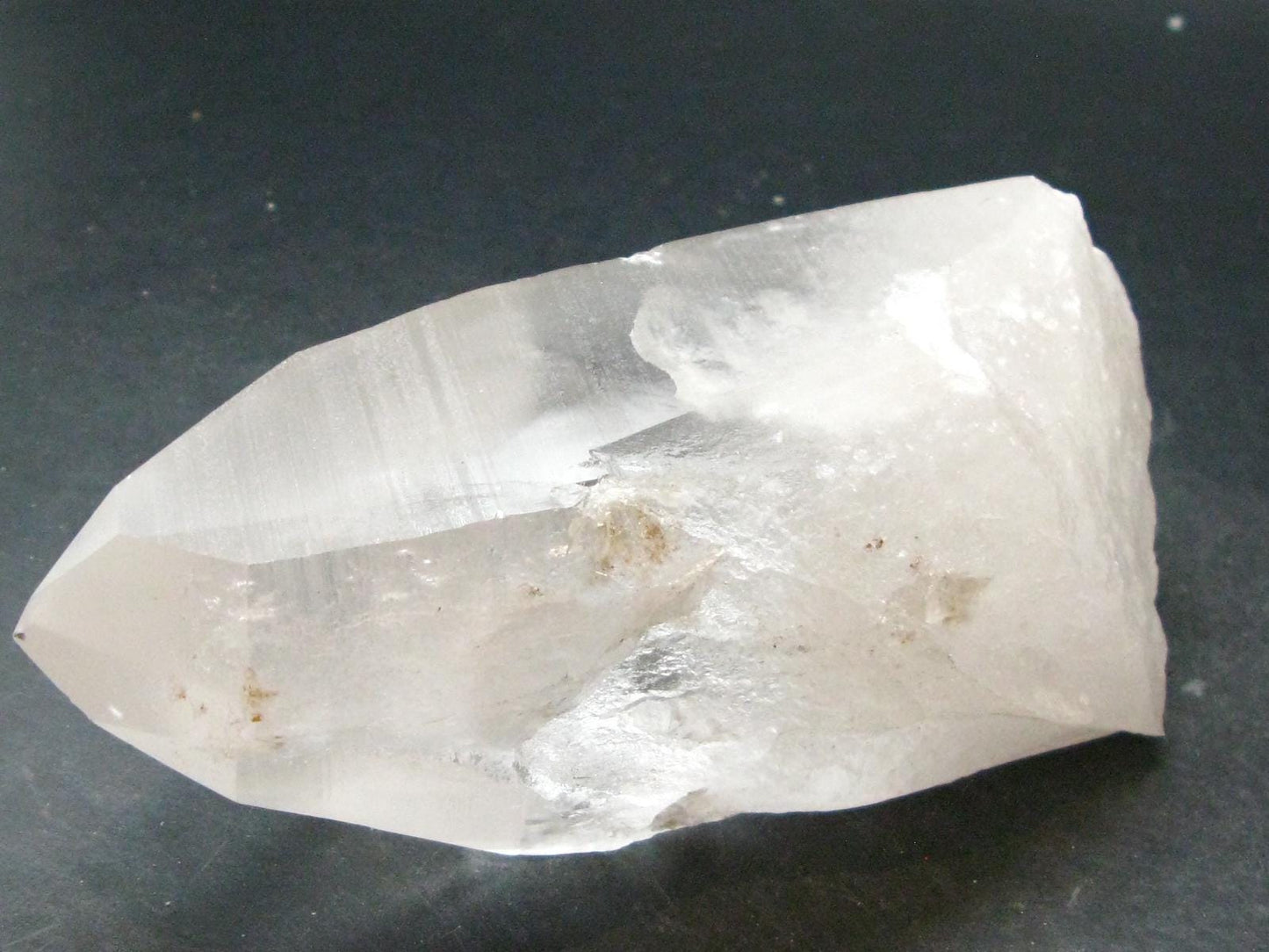 Record Keeper Lemurian Seed Quartz Crystal From Brazil - 5.5"