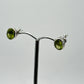 Peridot Sterling Silver Stud Earrings | August Birthstone