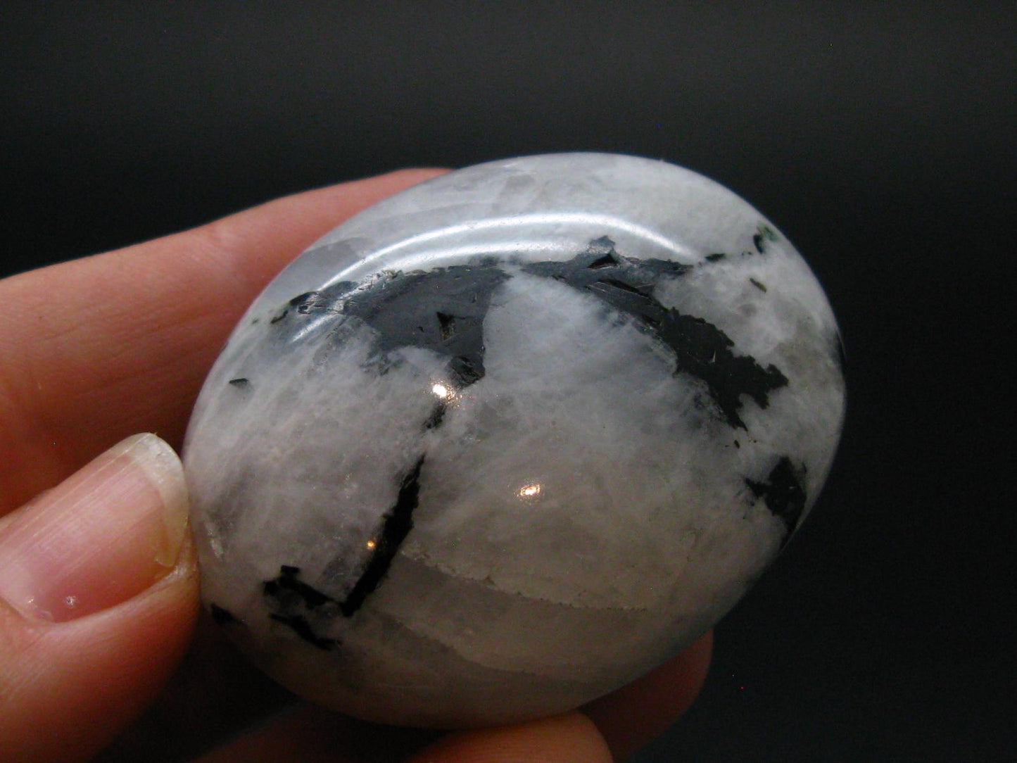Moonstone Polished Stone from India - 1.8" - 43.22 Grams