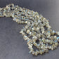 Lot of 3 Labradorite Tumbled Beads Necklaces From Madagascar - 18"