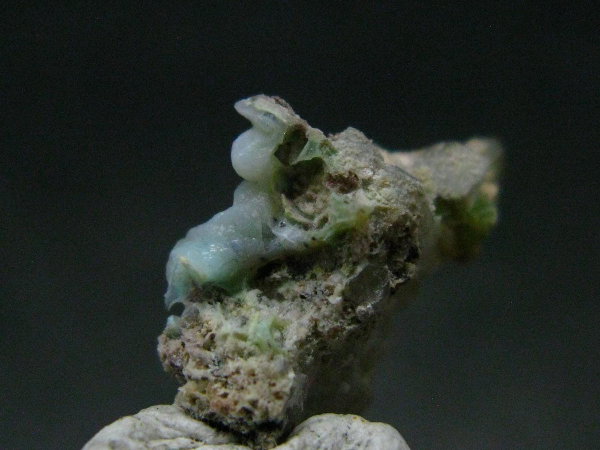 Rare Ajoite in Quartz Crystal from South Africa - 0.7" - 0.70 Grams