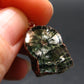 Nice Polished Seraphinite Clinochlore Stalactite Silver Pendant From Russia - 1.0" - 3.36 Grams