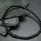 Shungite Genuine Bracelet ~ 7 Inches ~ 4mm Round Beads