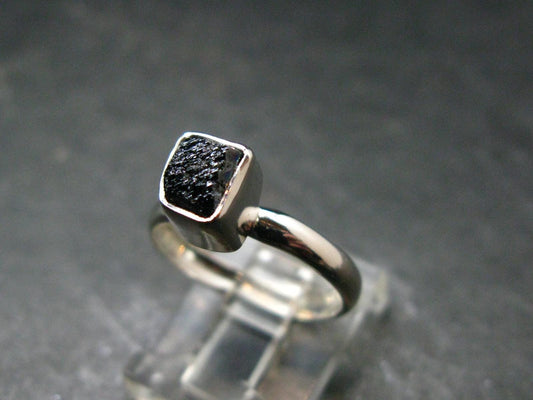 Terminated Brookite Crystal Silver Ring From Arkansas - Size 6 - 2.07 Grams