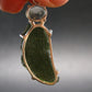 Moldavite & Libyan Tektite Silver Pendant - 2.0" - 7.1 Grams