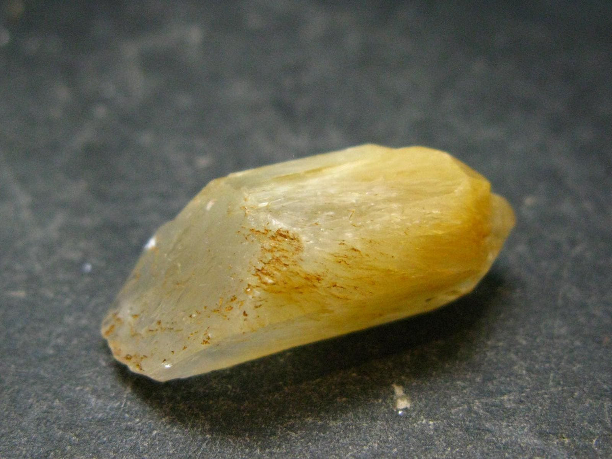 Rare Mango Quartz w/ Hallyosite Crystal From Colombia - 1.1" - 5.53 Grams