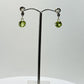 Peridot Sterling Silver Dangle Earrings | Ornate August Birthstone