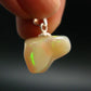 Opal Sterling Silver Pendant From Ethiopia - 0.7" - 1.16 Grams