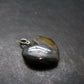 Rare ISUA Stone Silver Heart Pendant From Greenland - 1.0" - 4.37 Grams