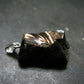 Unpolished Elite Shungite Silver Pendant from Russia - 1.2" - 2.86 Grams