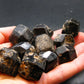 lot of 10 Black Melanite Andradite Garnet Crystals From Mali - 158.05 Grams