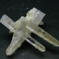 Bertrandite on Quartz cluster from Russia - 2.1"