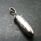 Muonionalusta Meteorite Silver Pendant from Sweden - 1.4" - 6.33 Grams