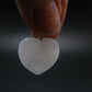 Very Rare SS Cryolite Heart Pendant From Greenland - 1.0" - 4.24 Grams