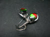 Ammolite Amolite Sterling Silver Earrings From Canada - 1.2"