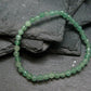Green Aventurine Genuine Bracelet ~ 7 Inches ~ 4mm Round Facetted Beads
