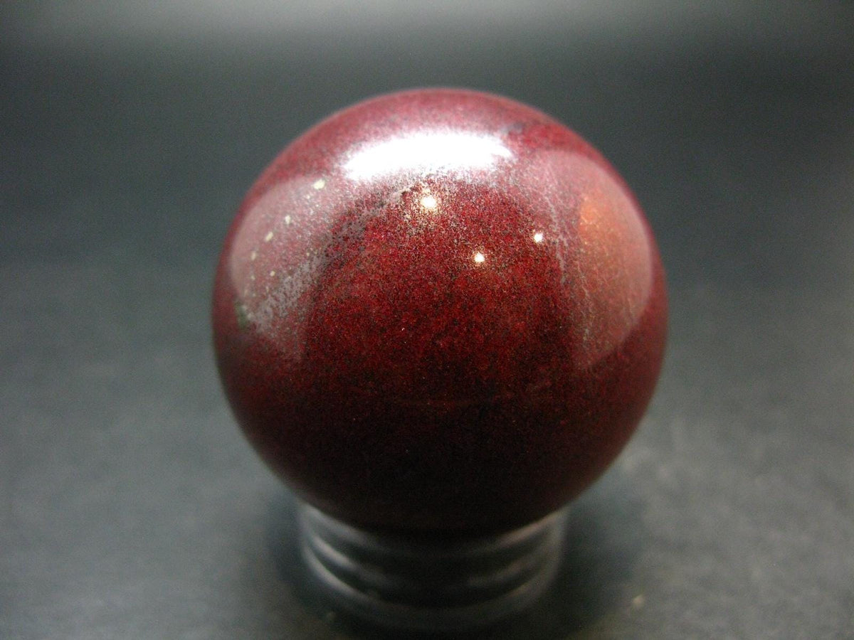 Large Cinnabar Ball Sphere from Spain - 216.27 Grams - 1.8"