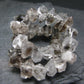 Tibetan Black Quartz Genuine Bracelet ~ 7 Inches ~ 12mm Crystal Beads