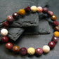 Mookaite Jasper Genuine Bracelet ~ 7 Inches ~ 8mm Facetted Beads