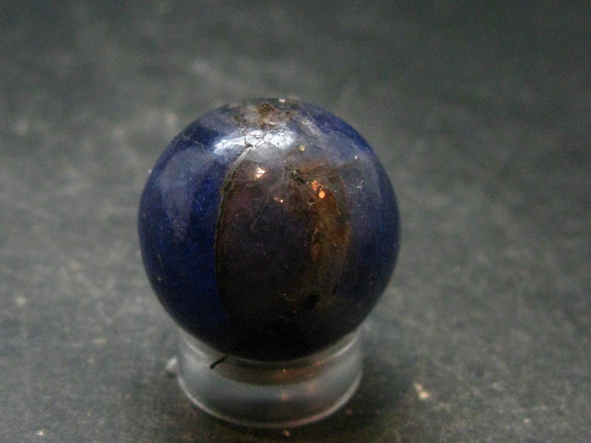 Rare Tanzanite Sphere Ball From Tanzania - 16.19 Grams - 0.8"