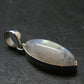 Natural Glow From Inside Moonstone 925 Silver Pendant - 1.3" - 3.57 Grams