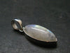 Natural Glow From Inside Moonstone 925 Silver Pendant - 1.3" - 3.57 Grams