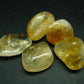 Lot of 5 natural Citrine Tumbled Stones from Brazil