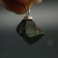 Magnetite Crystal Silver Pendant From Bolivia - 0.7" - 2.20 Grams